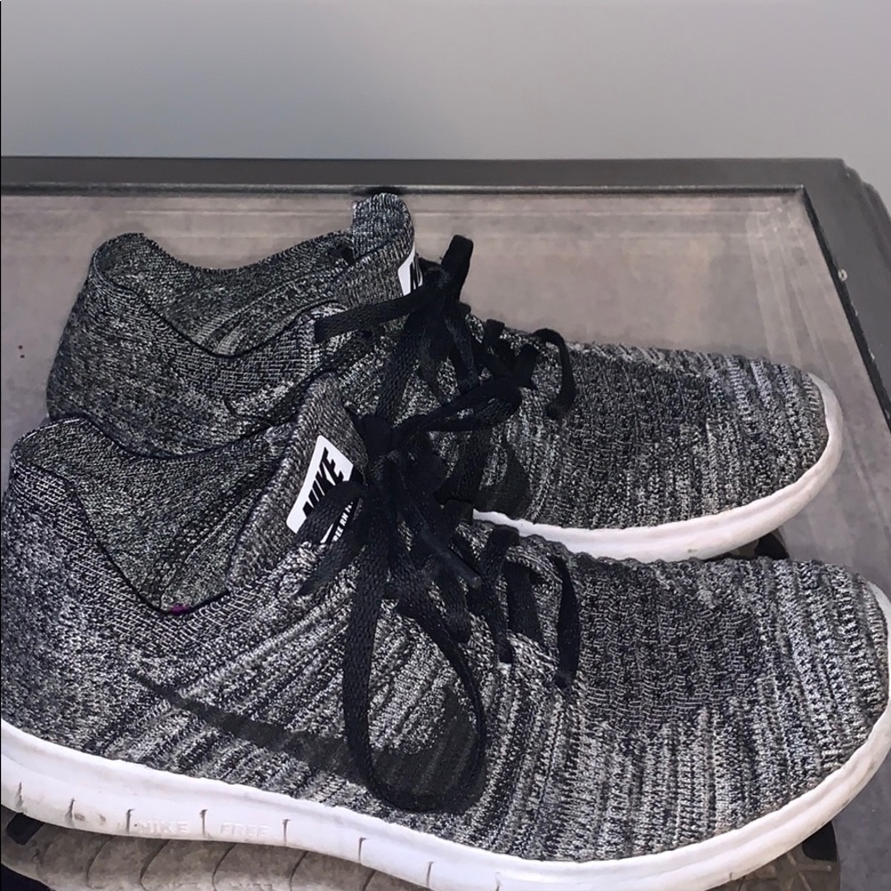 Gray Nike free womens sneakers